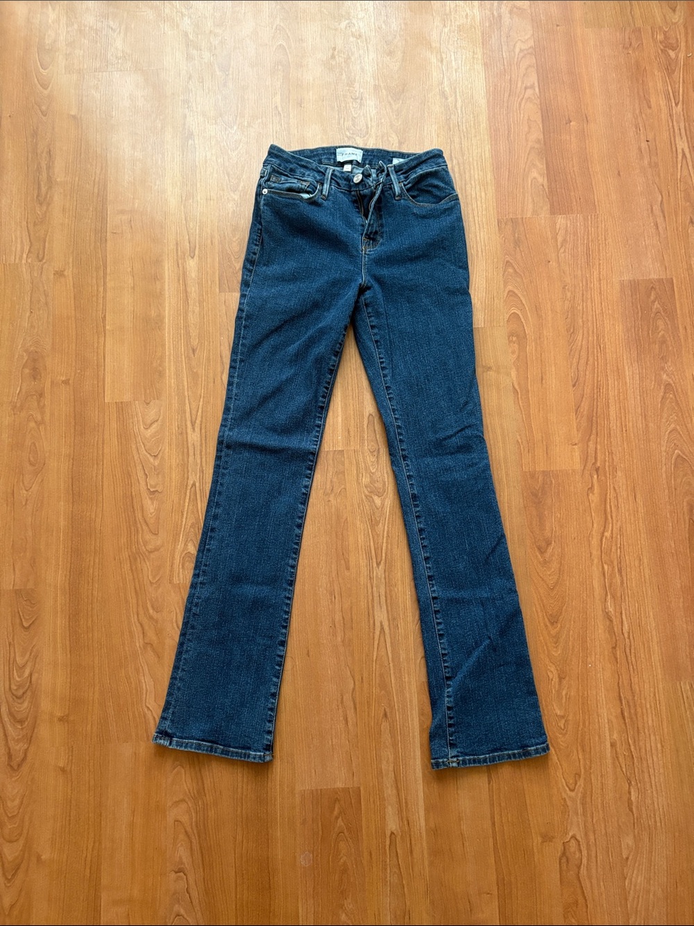 Frame Denim Deep Blue Le Mini Bootcut